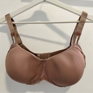 Prima Donna 36G Full Coverage Lace Bra Nude